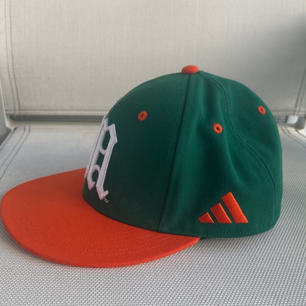 Green and Orange Baseball Cap